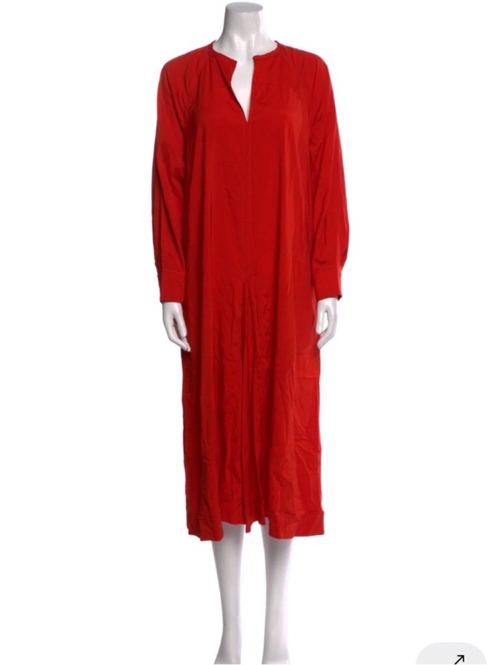 Silk Chic Kaftan Tunic Midi dress